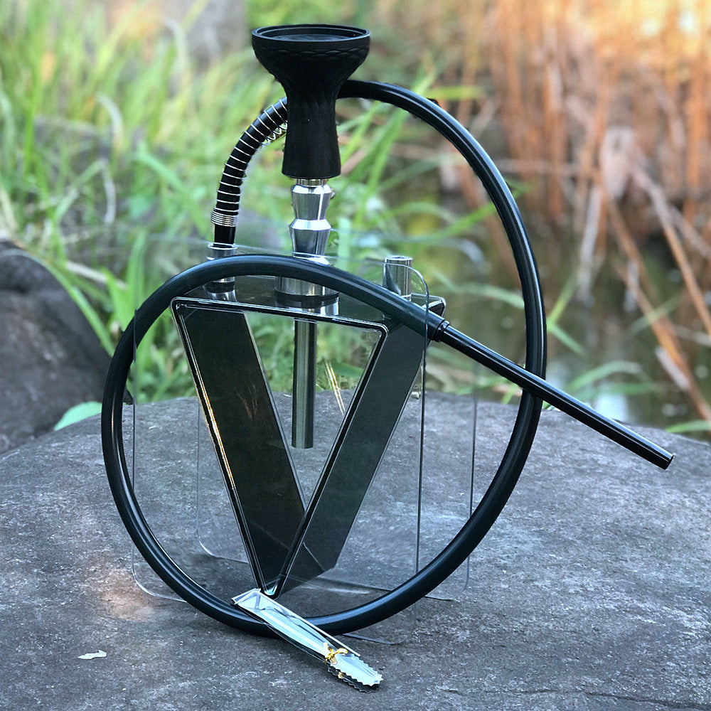 Acryl Shisha-Set mit Kunststoffkessel