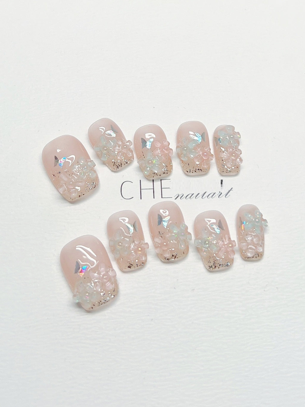Sommerliches Blumen-Nagelset zum Aufkleben · Press-on-Nägel – Bild 9 | LuxeStyle