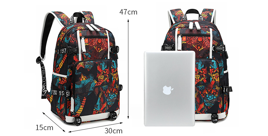 Oxford Rucksack spritzwassergeschützt | LuxeStyle