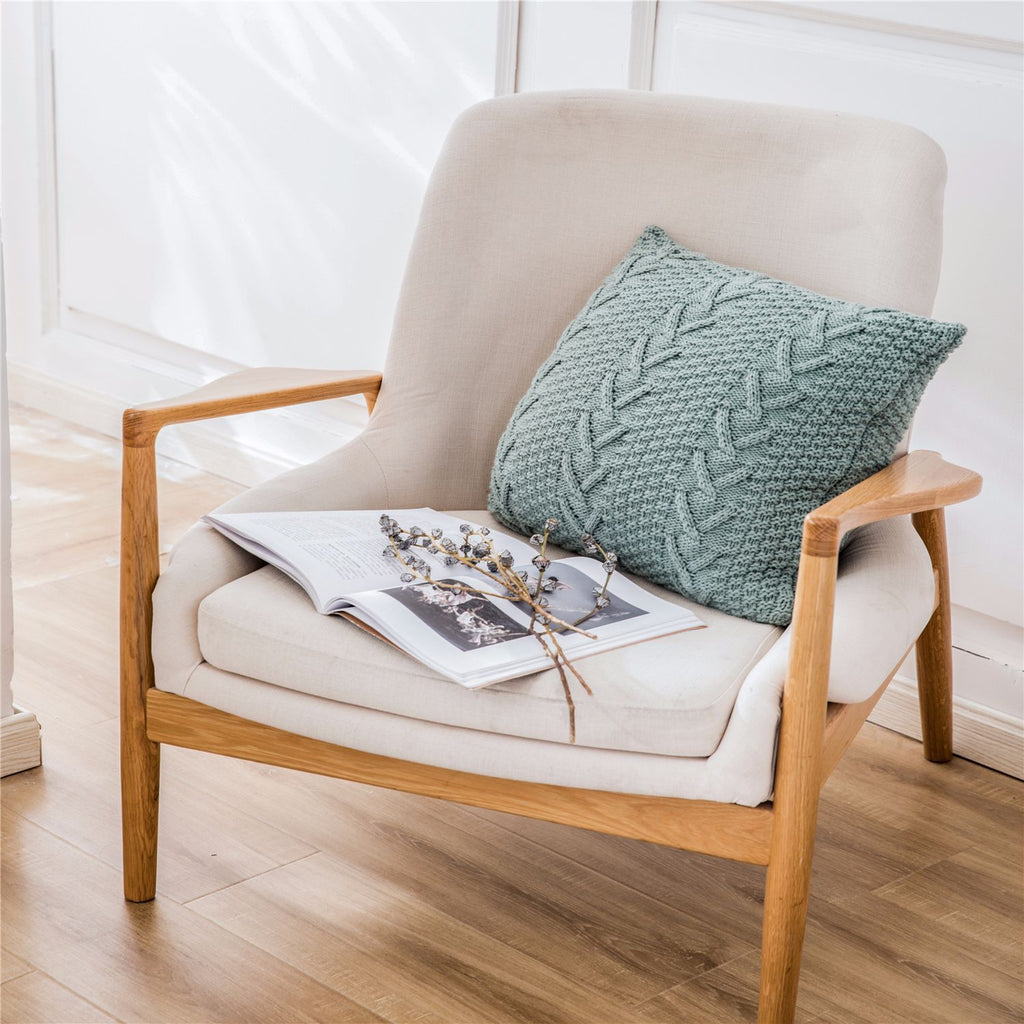Grobes Strick-Kissenbezug aus Wolle – Bild 10 | LuxeStyle