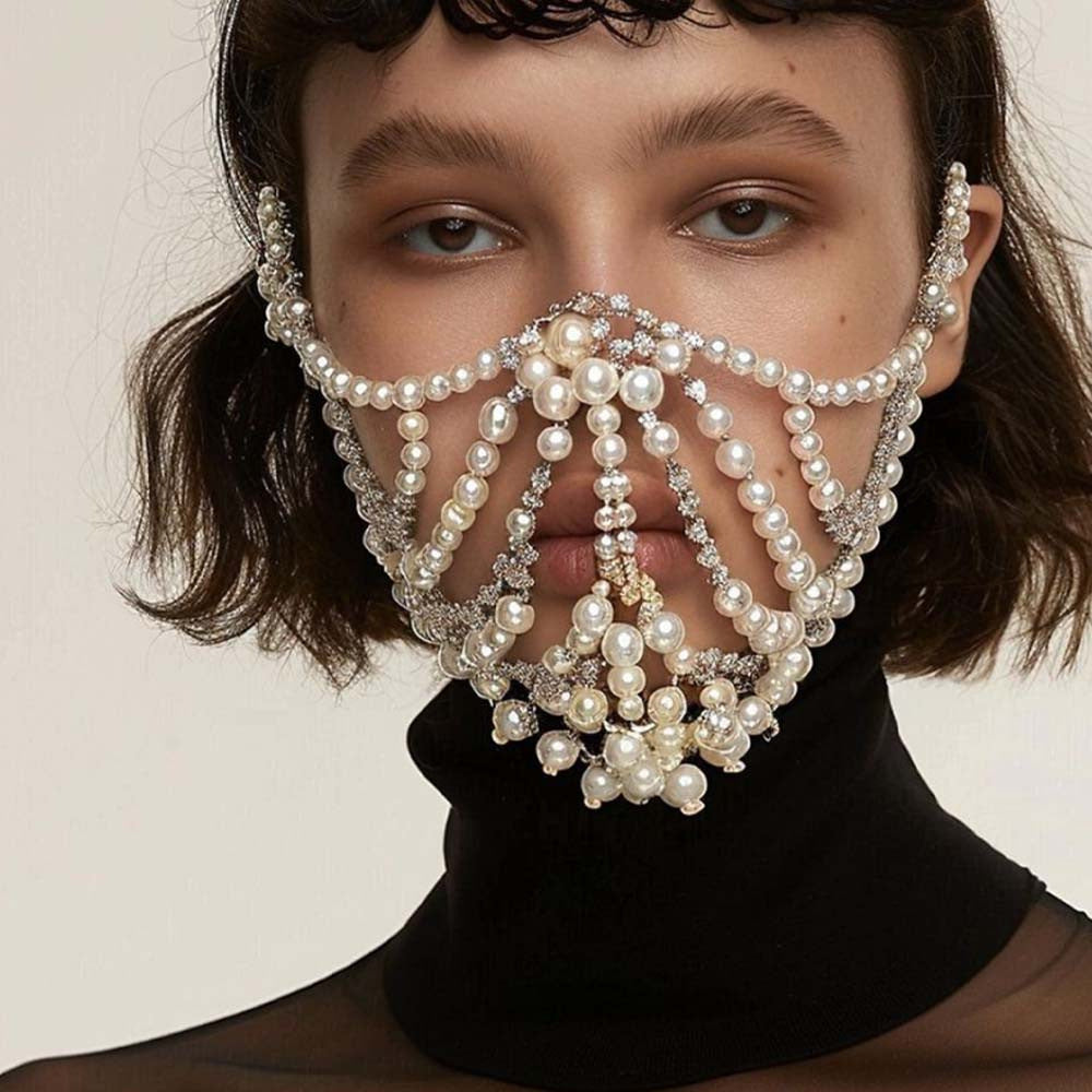 Rhinestone Maske für besondere Anlässe – Ansicht 3