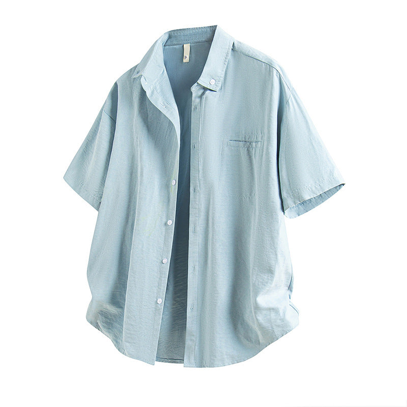 Herren Kurzarm-Shirt Sommer Casual Dünn – Bild 5 | LuxeStyle