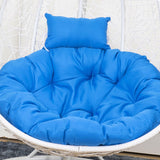 Farbe: Blau / Dunkelblau, Rundes Pad