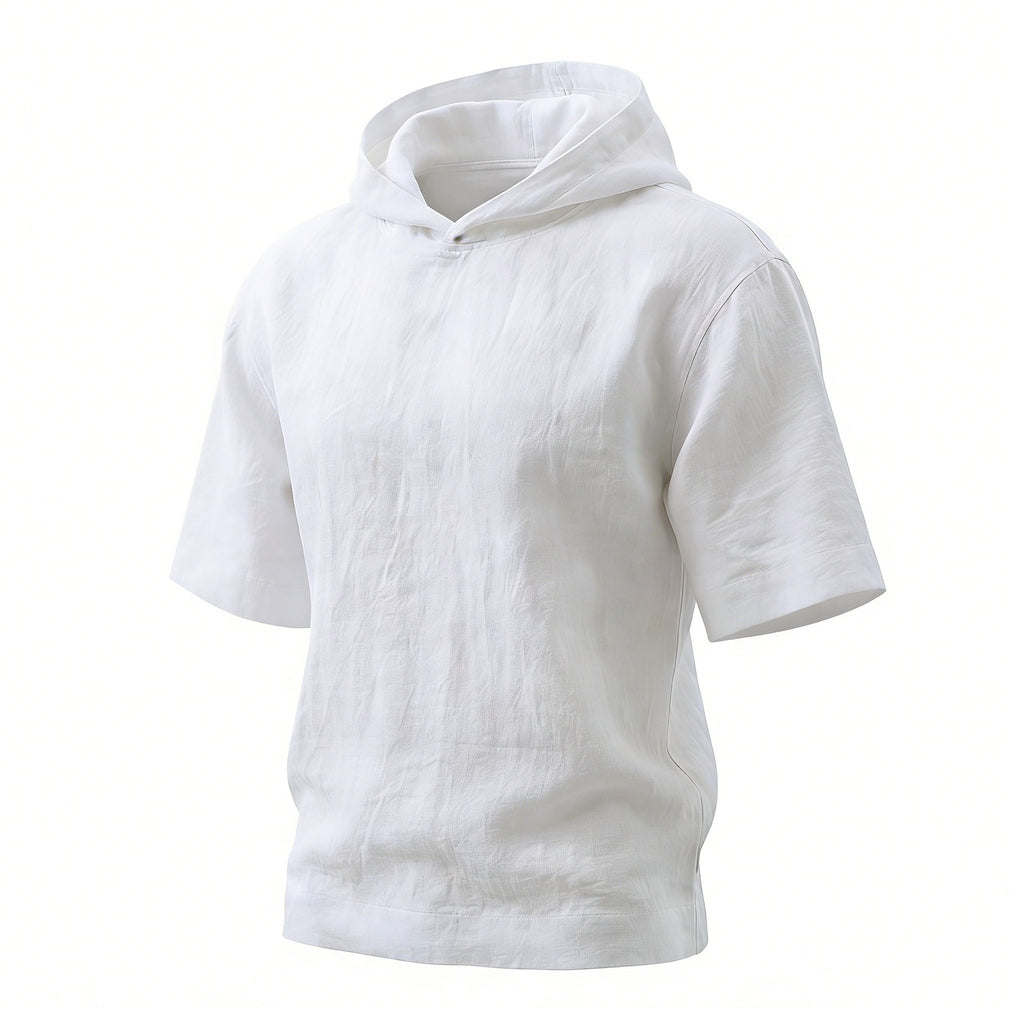 Kurzarm-Hoodie mit Fünfpunkt-Ärmeln