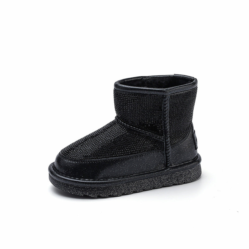 Warme Kinder-Mid-Boots mit Plüschfutter – Bild 3 | LuxeStyle
