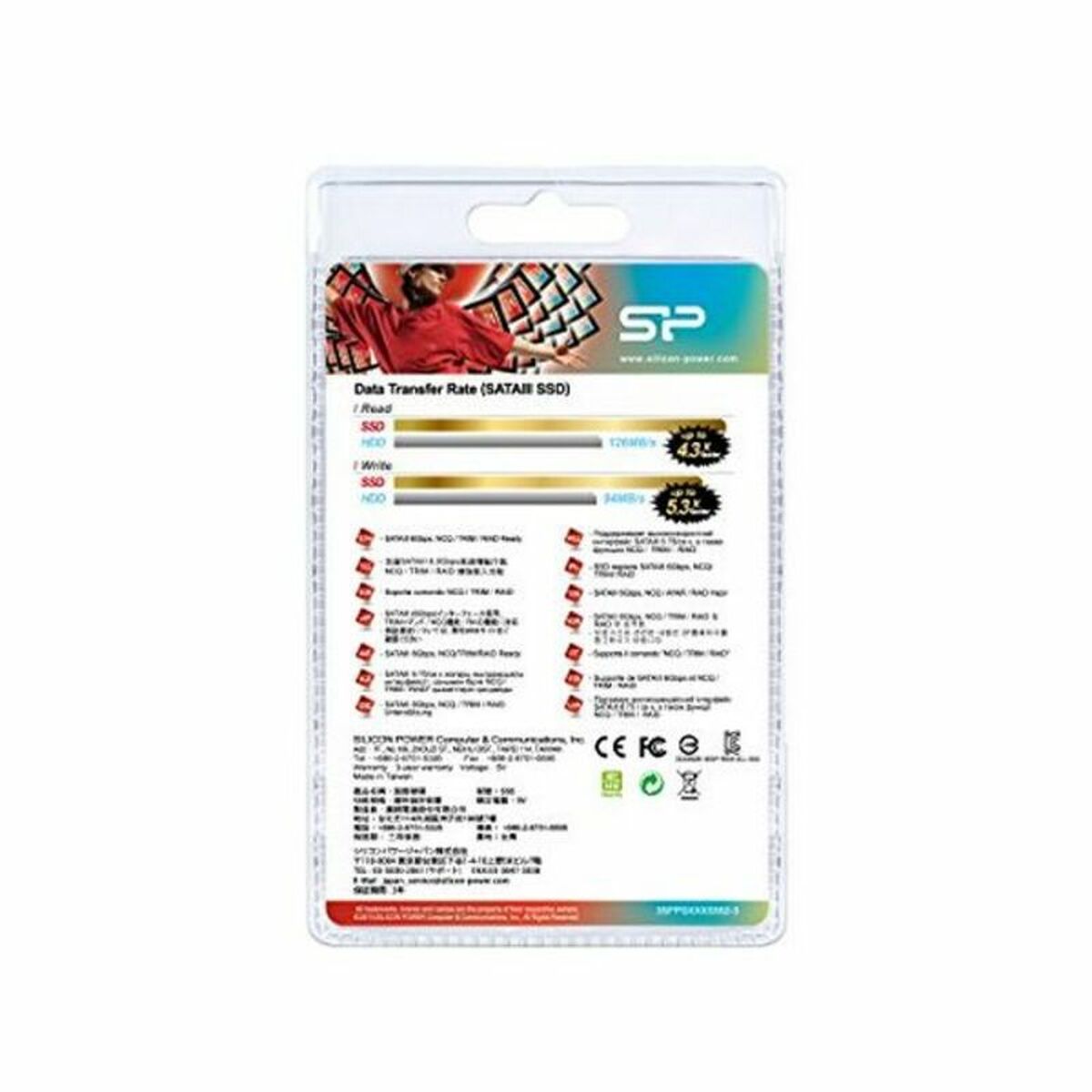 Festplatte Silicon Power IAIDSO0165 2.5 SSD 480 GB 7 mm Sata III