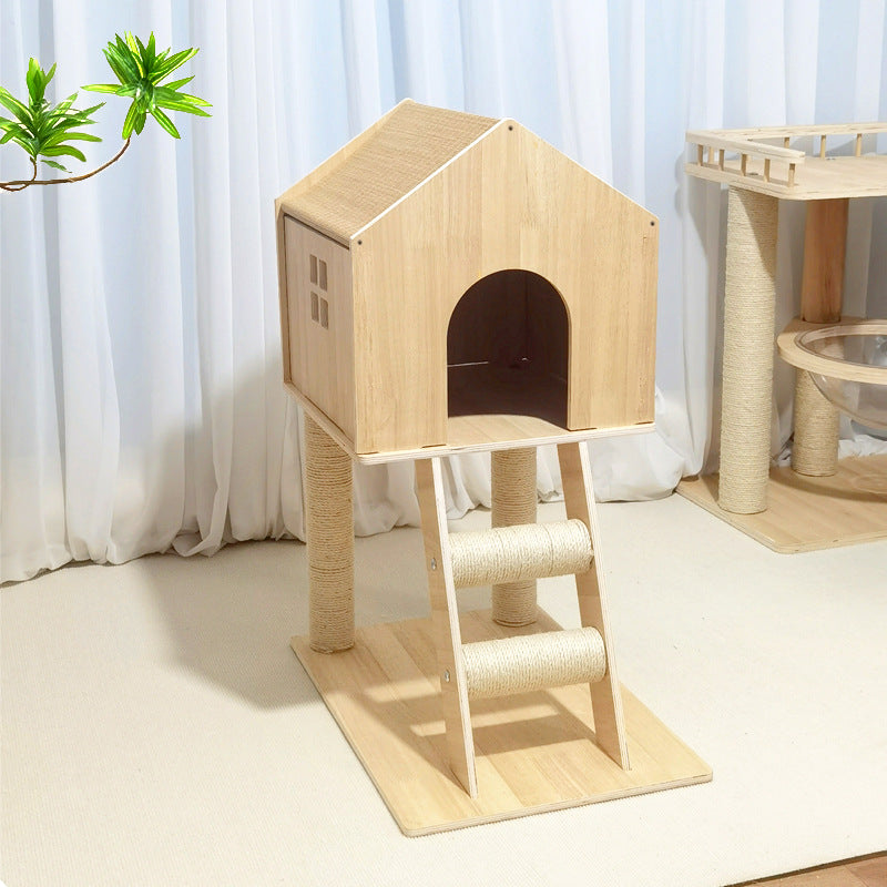Katzenhaus Baumhaus für kleine und ältere Katzen