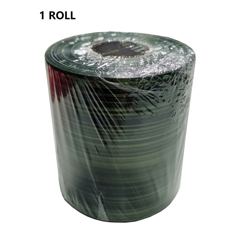 Dekoband Titanblatt, doppelseitig Satin