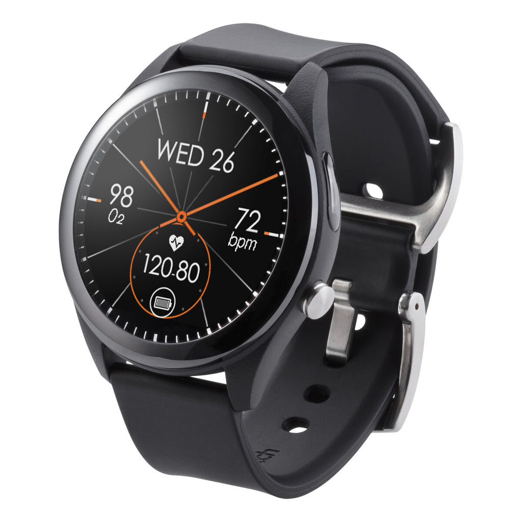 Premium Smartwatch: Stilvoll, Schwarz, Top-Display