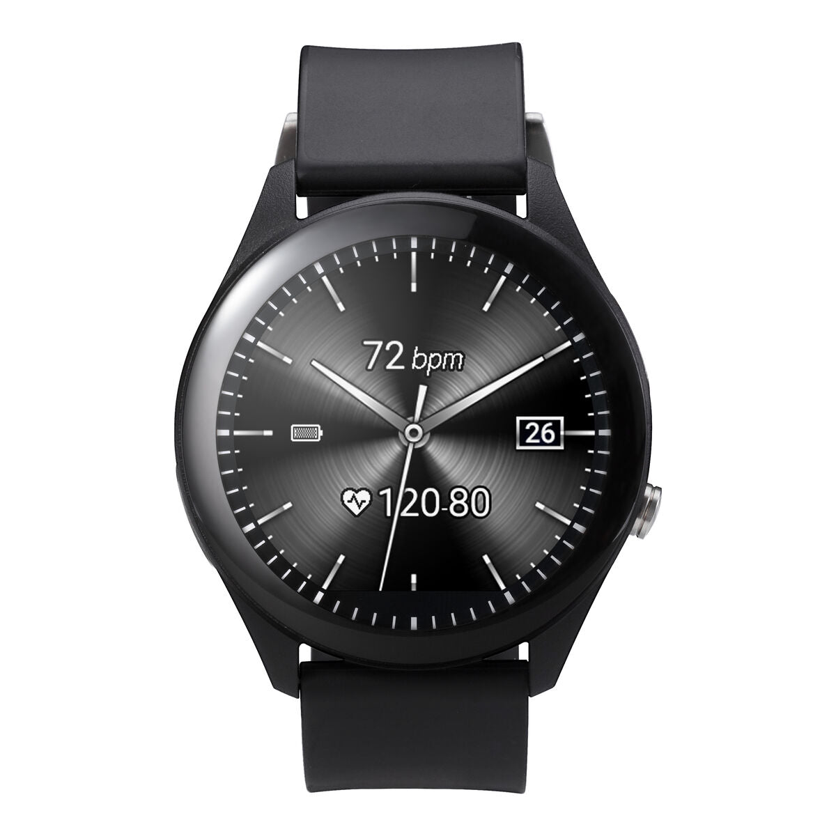 Premium Smartwatch: Stilvoll, Schwarz, Top-Display