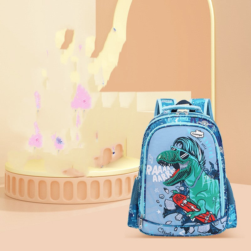 Dinosaurier-Rucksack für Kinder mit Wirbelsäulenschutz