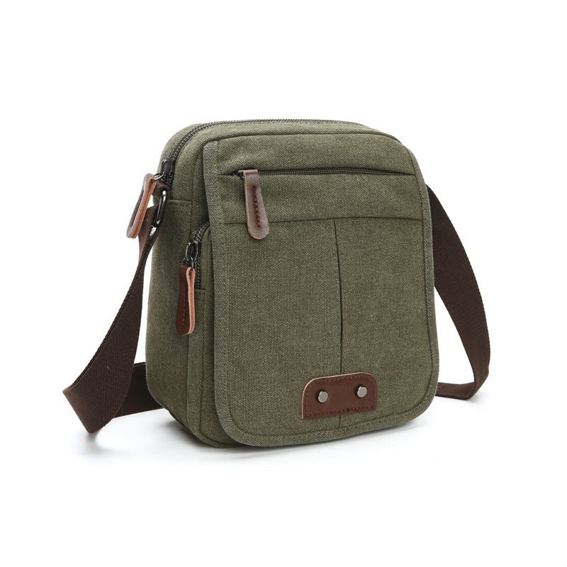Koreaner-Stil Canvas Crossbody Tasche für Outdoor