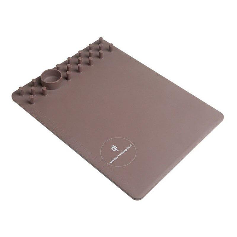 Kabelloses Lade-Mauspad mit Organizer – Bild 5 | LuxeStyle