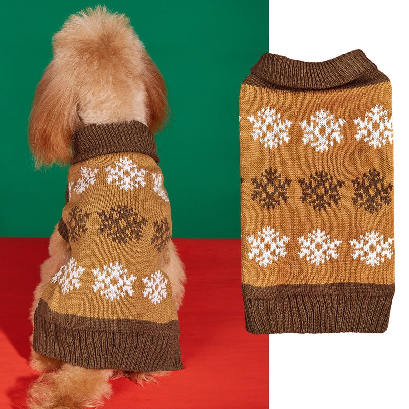 Hundepullover Snowflake für Herbst und Winter – Bild 2 | LuxeStyle