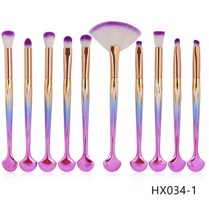 Make-up Pinselset «The Shell» mit 10 Pinseln – Bild 10 | LuxeStyle
