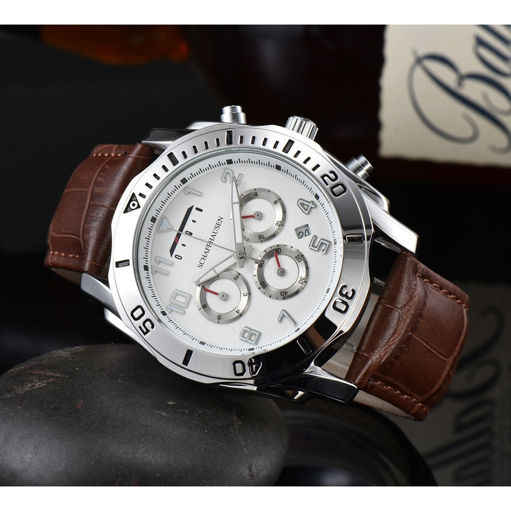 Herren Business Quarzuhr mit Chronograph