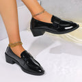 Britische Plateau-Leder-Schuhe