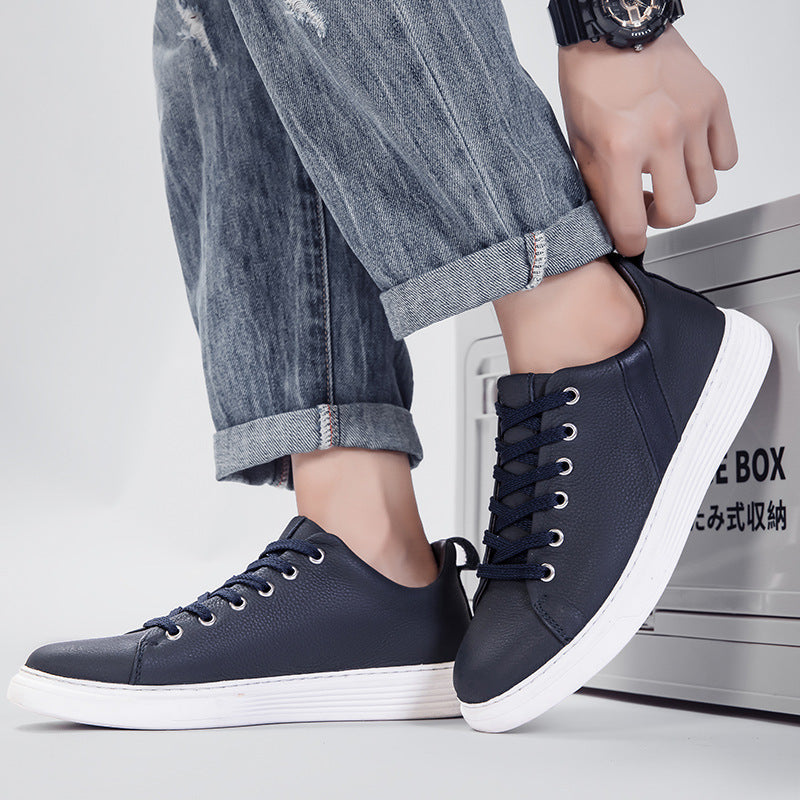 Retro-Sneaker aus Rindsleder