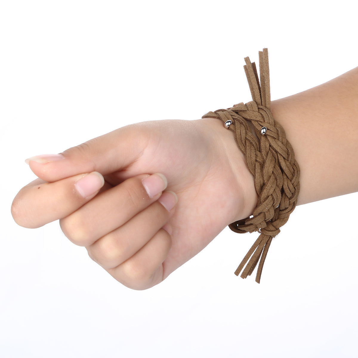 Lederkordel-geflochtenes Uhrenarmband | LuxeStyle