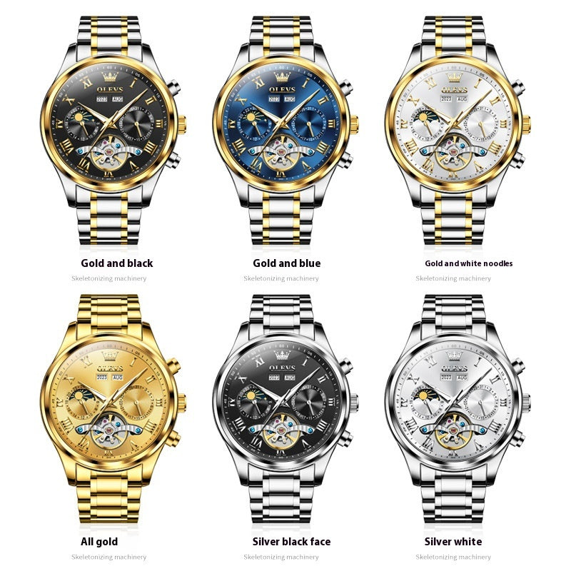 Herren Business Uhr Edelstahl