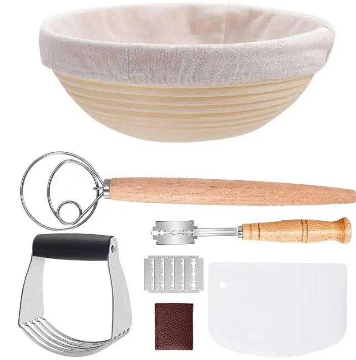 Backzubehör-Set: Ovaler Teigschaber & Mixer
