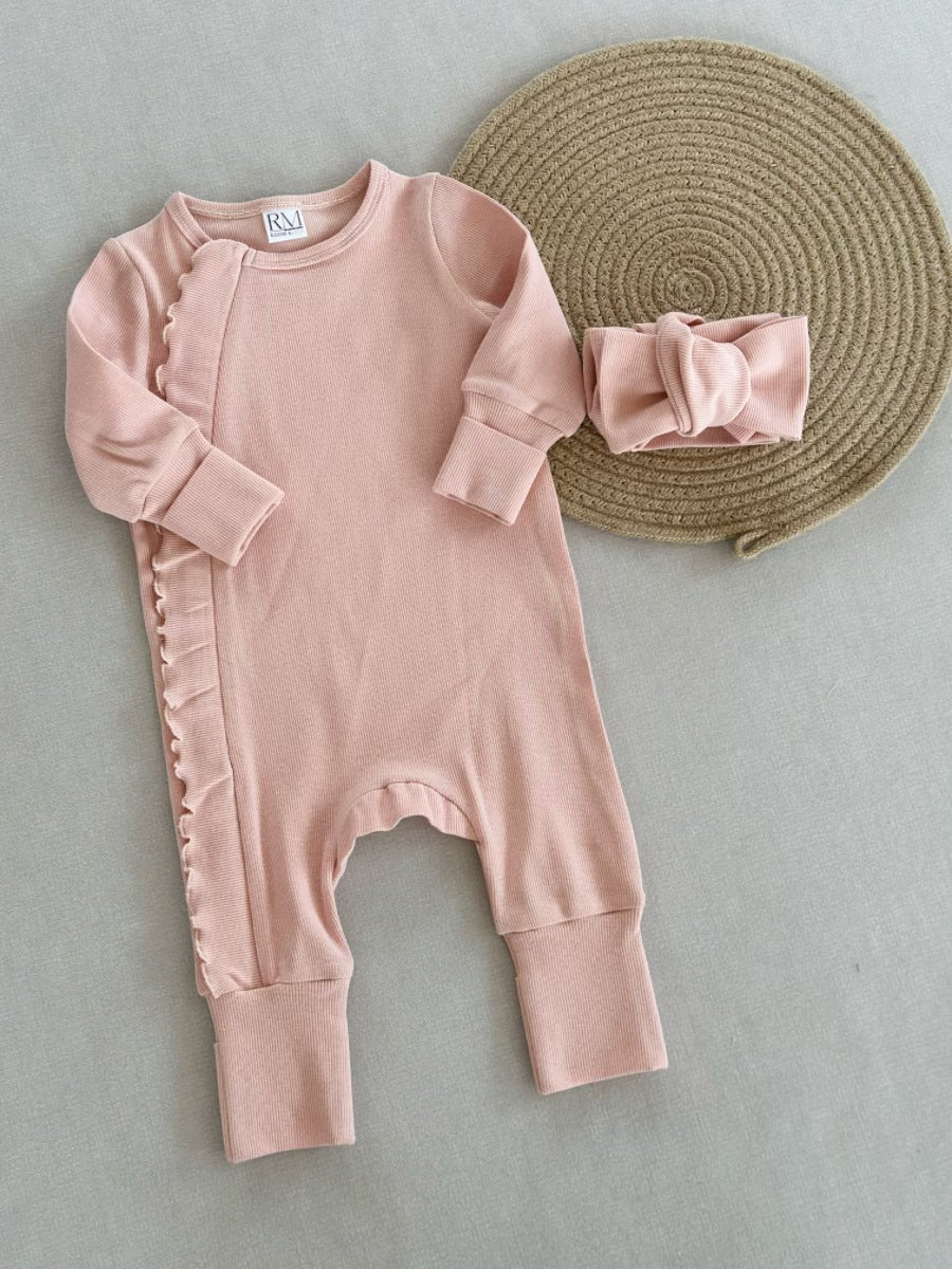 Baby Langarm-Jumpsuit für Frühling und Herbst – Bild 5 | LuxeStyle