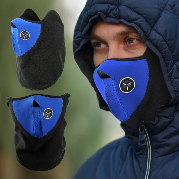 Halb Gesichtsmaske Winddicht Staubdicht Atmungsaktiv