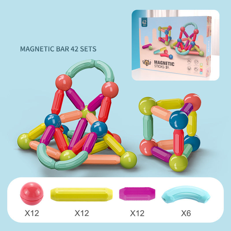 Magnetische Bausteine für Kinder