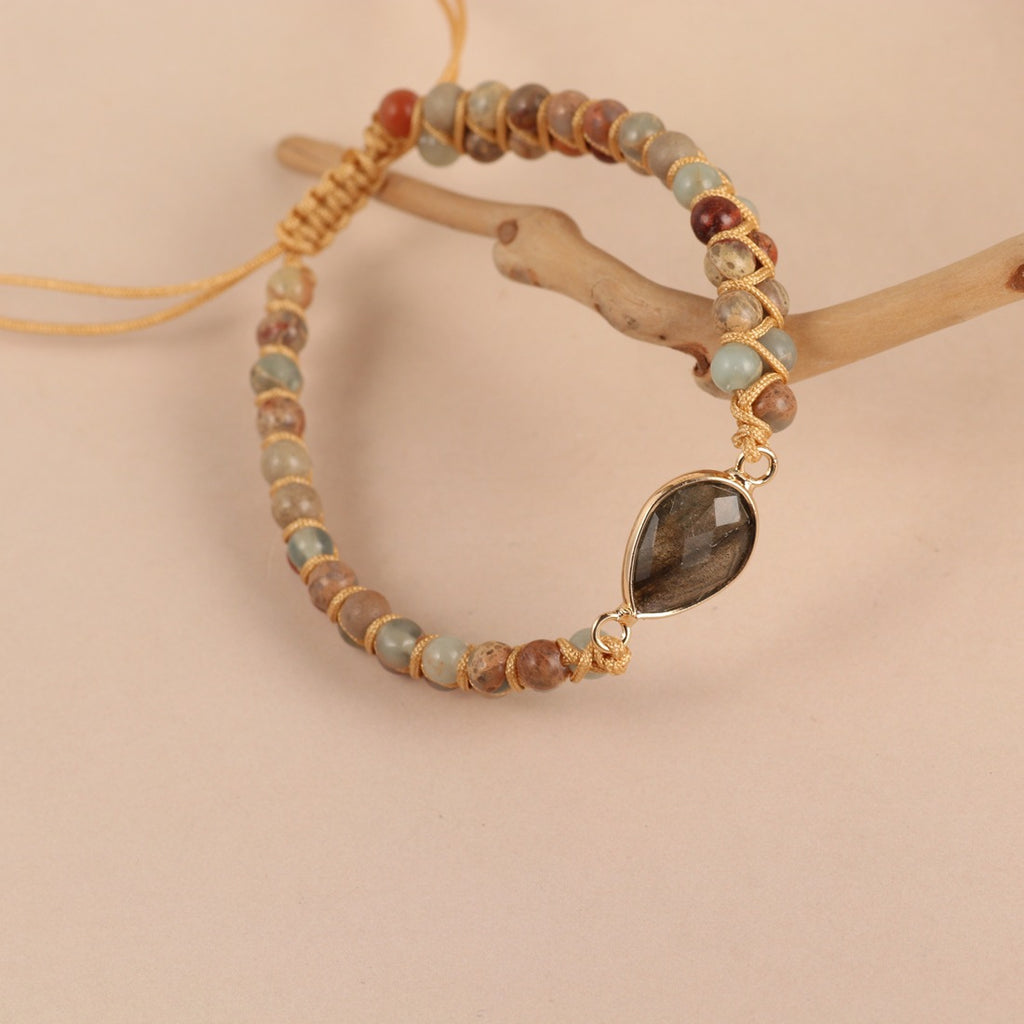 Armband mit Shoushan-Stein-Anhänger – Bild 4 | LuxeStyle