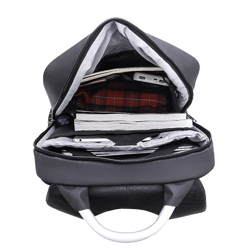 Business Rucksack mit Streifenmuster – Bild 3 | LuxeStyle