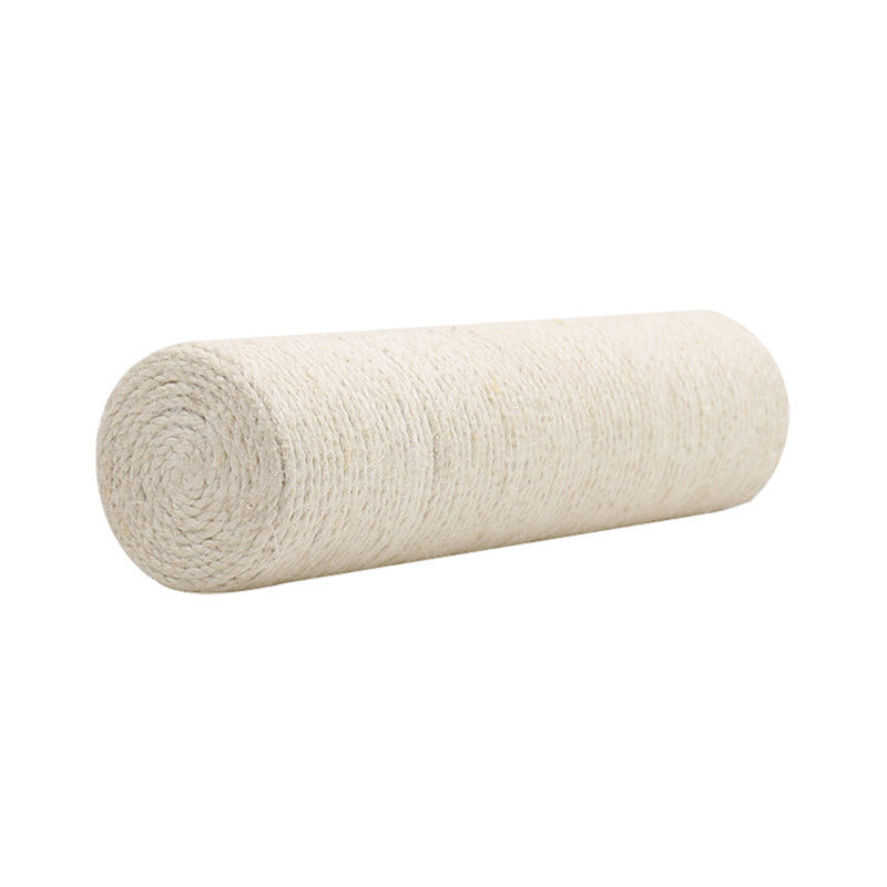 Wandmontiertes Katzenregal mit Sisal-Kratzstamm