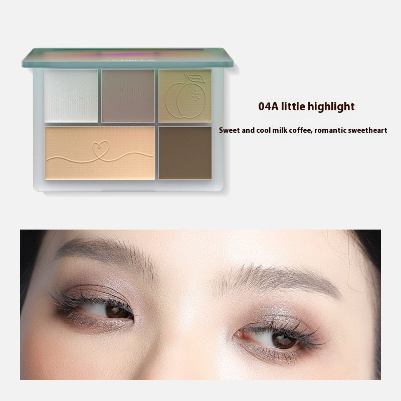 Fünf-Farben-Lidschatten-Palette Matt – Bild 3 | LuxeStyle