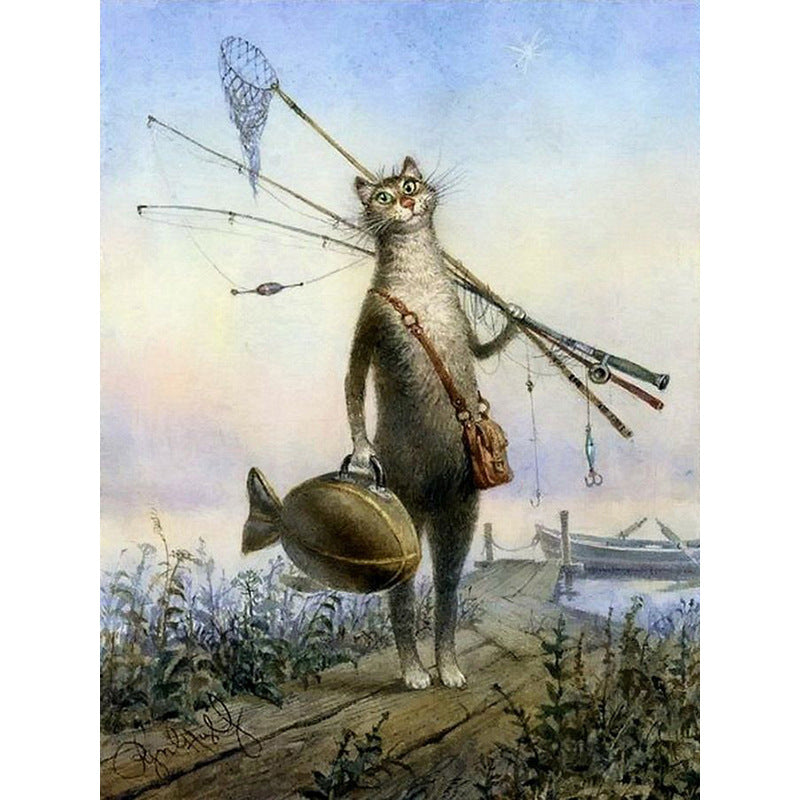 Malen nach Zahlen: Kater | LuxeStyle