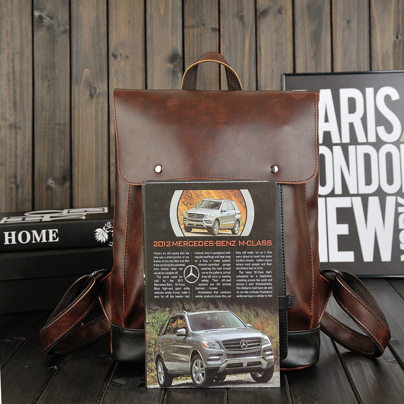 Freizeit-Rucksack aus PU-Leder – Bild 5 | LuxeStyle