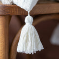 Chenille Kissen mit Quasten – Bild 1 | LuxeStyle