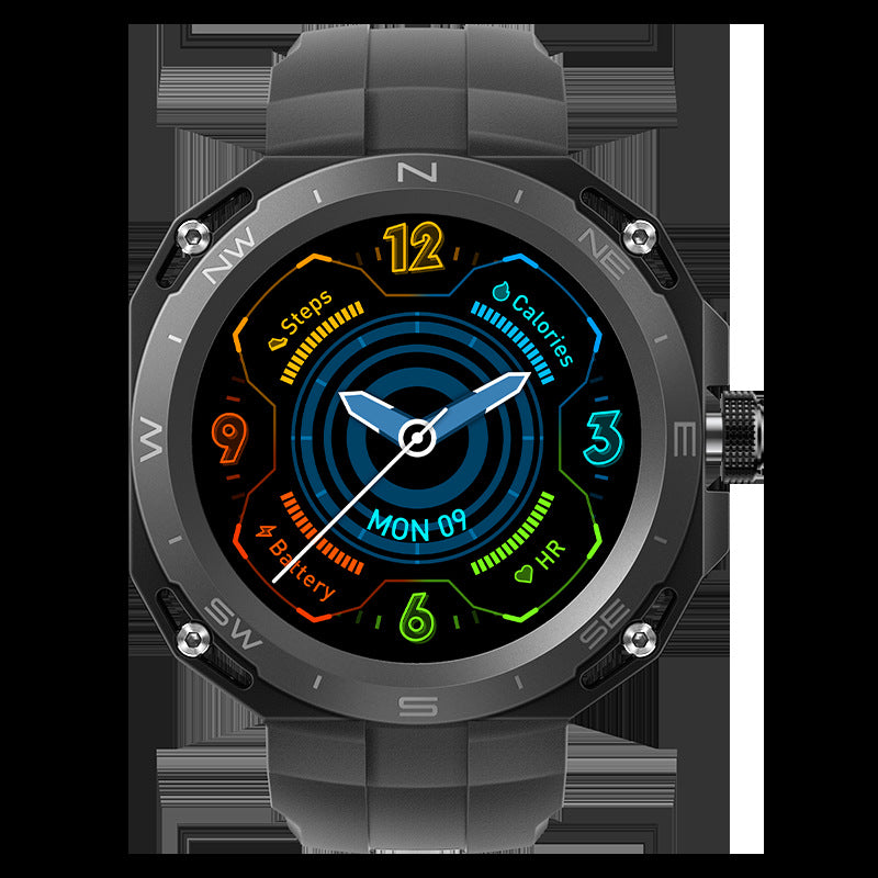 Smartwatch mit Anruf-, Herzfrequenz- & Blutsauerstoffmessung