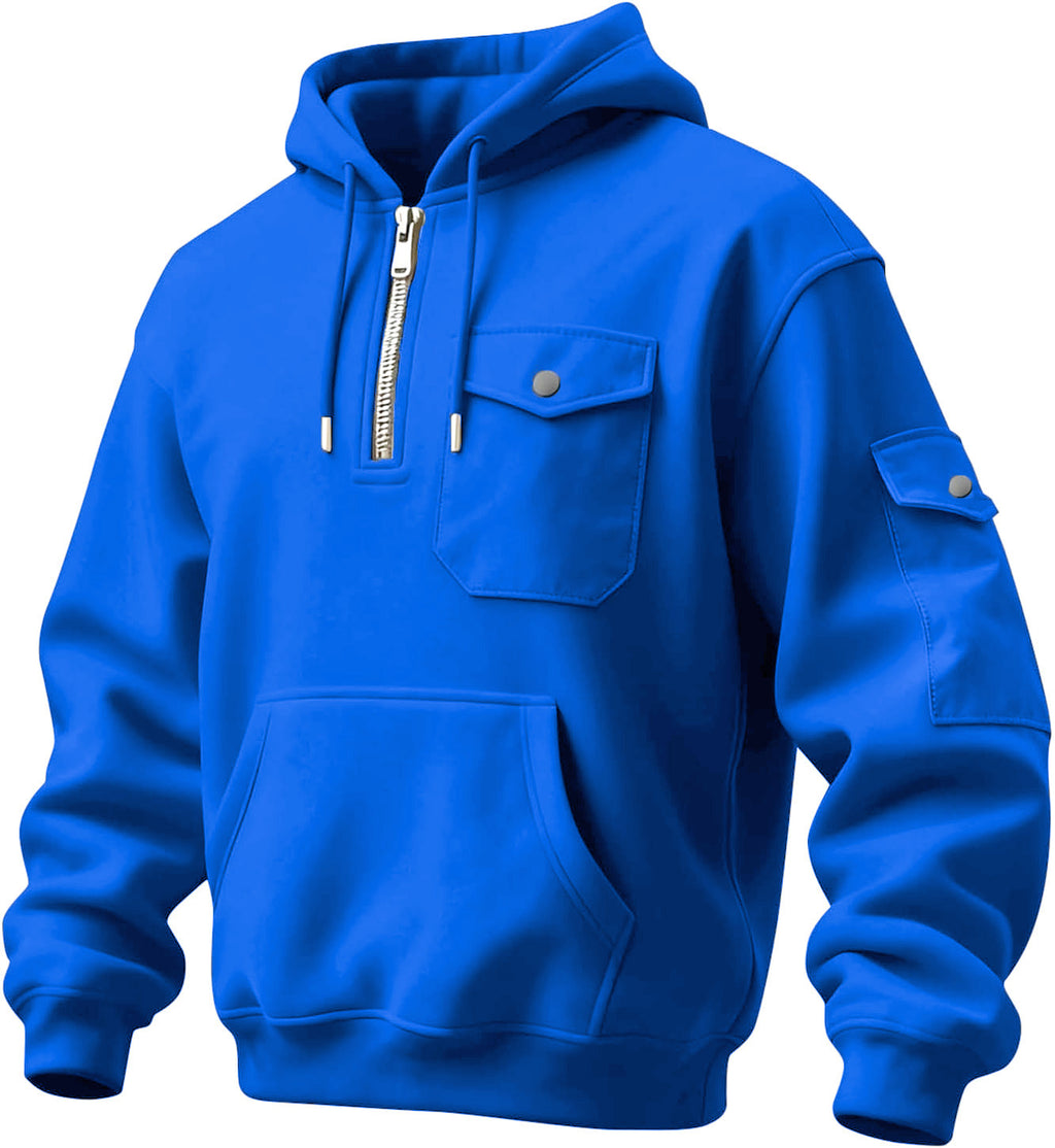 Herren Hooded Longsleeve Jacke – Bild 11 | LuxeStyle