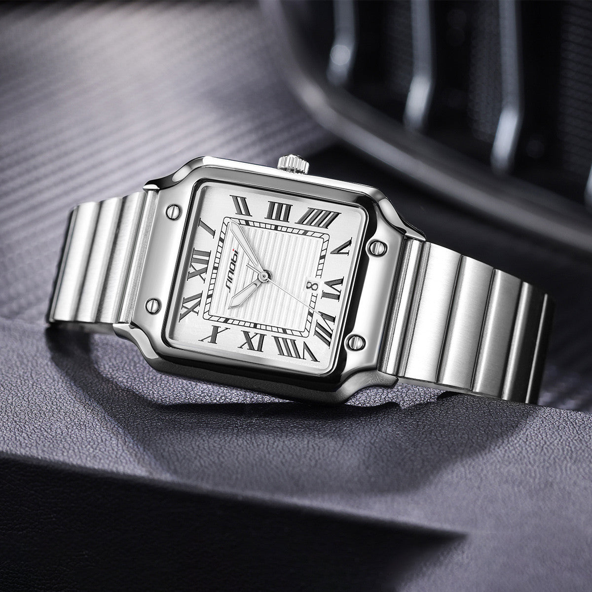 Klassische Herrenuhr mit Leuchtanzeige – Bild 5 | LuxeStyle
