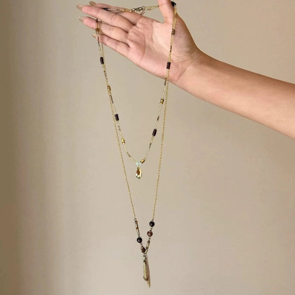 Tigers Eye Halskette