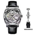 Relief-cut Automatik-Herrenuhr