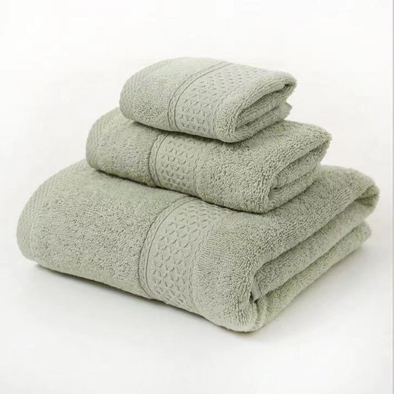 6-teiliges Badtuch-Set aus Baumwolle