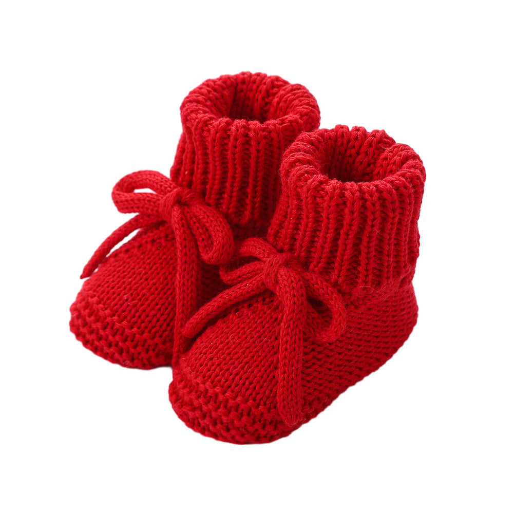 Strickschuhe für Kleinkinder mit Schleife – Bild 12 | LuxeStyle