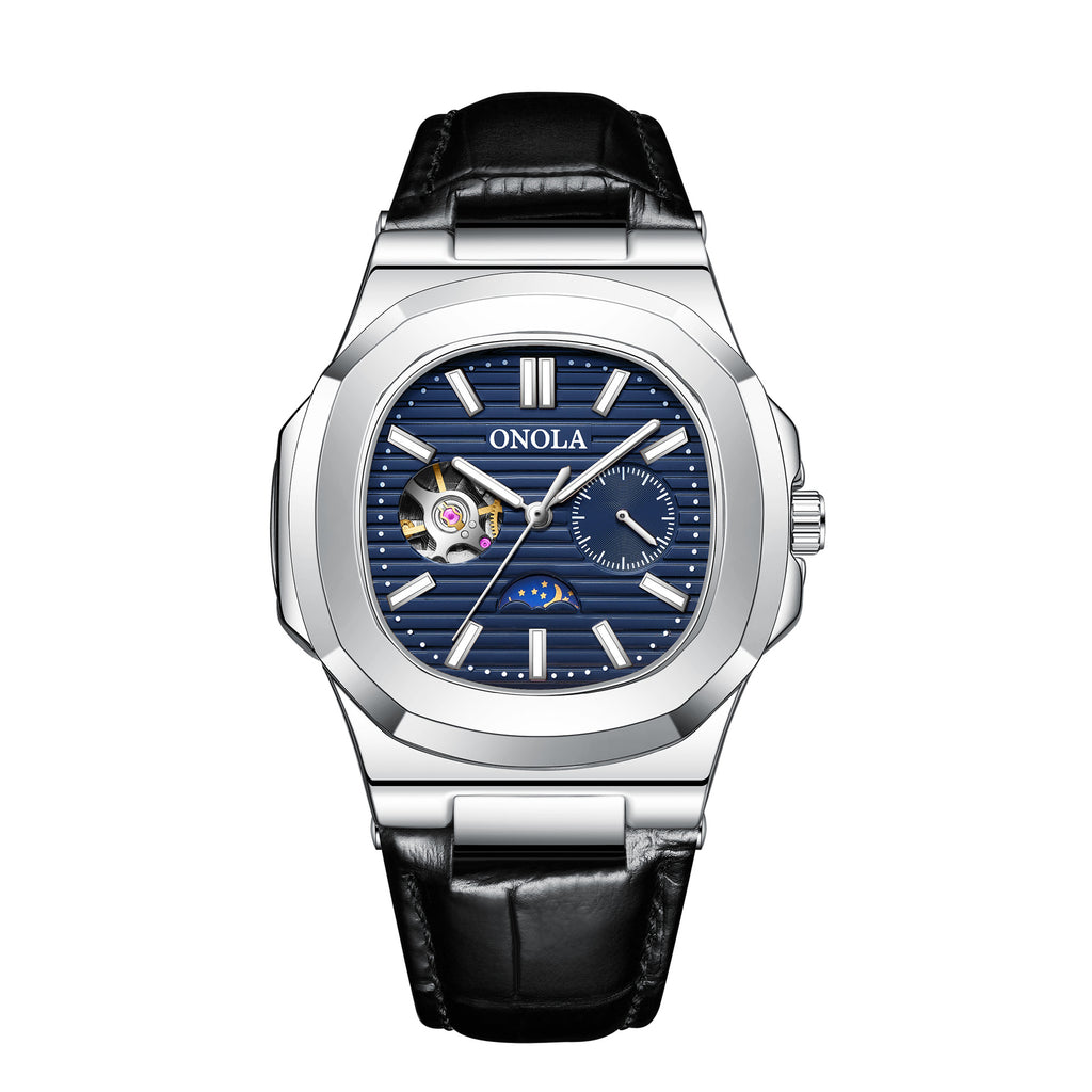 Mechanische Armbanduhr mit Mondphase – Ansicht 4