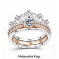 Ring im Kronen-Design mit Moissanit – Bild 3 | LuxeStyle