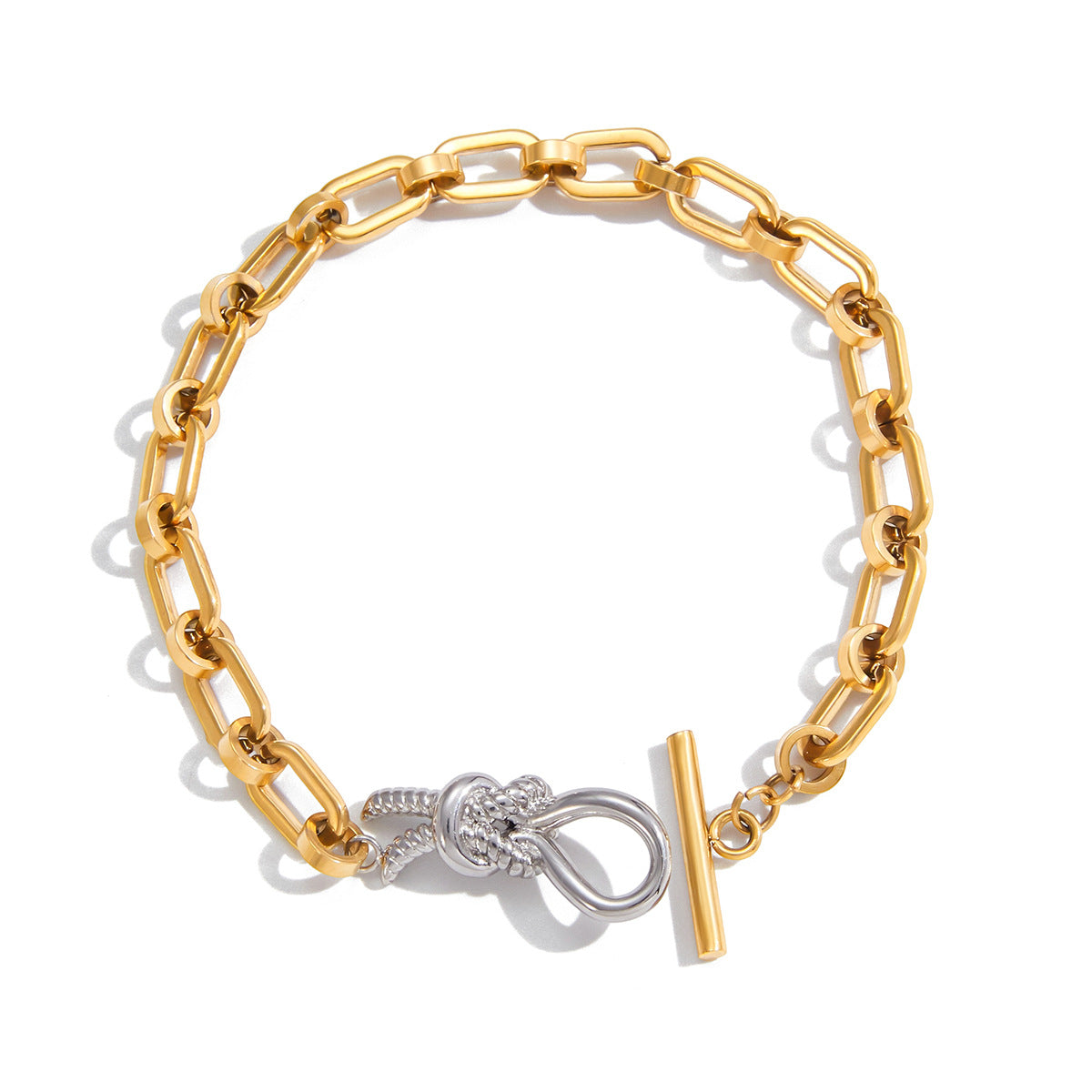 Design Knot Color-block Armband – Bild 4 | LuxeStyle