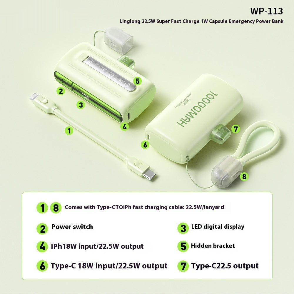 Mini Kapsel Powerbank