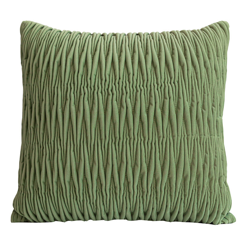 Grünes Plissee-Kissen für Sofa – Bild 7 | LuxeStyle