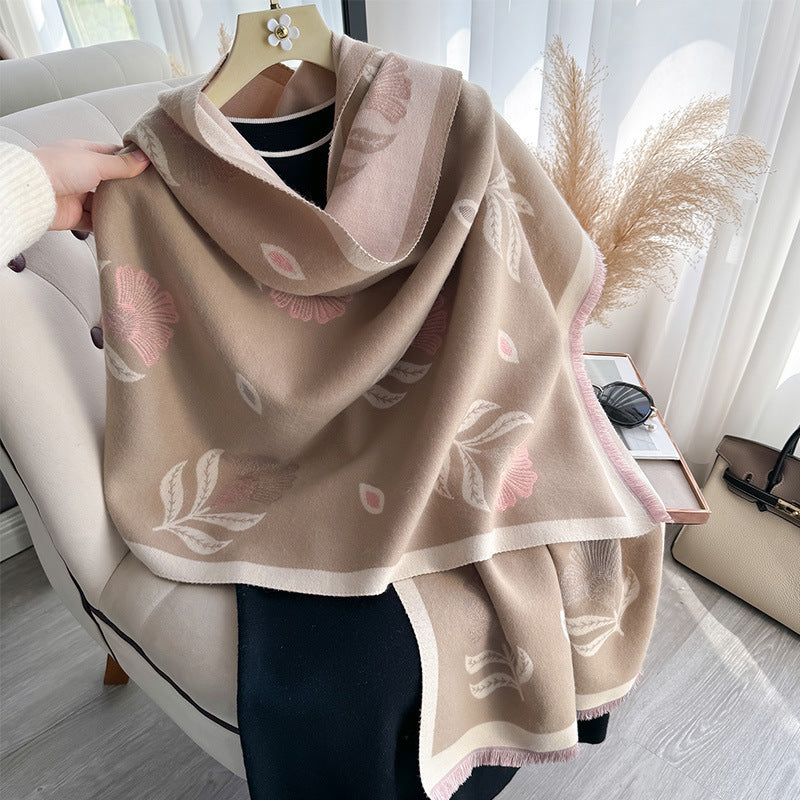 Kaschmir‑ähnlicher Schal mit Blumenmuster – Bild 6 | LuxeStyle