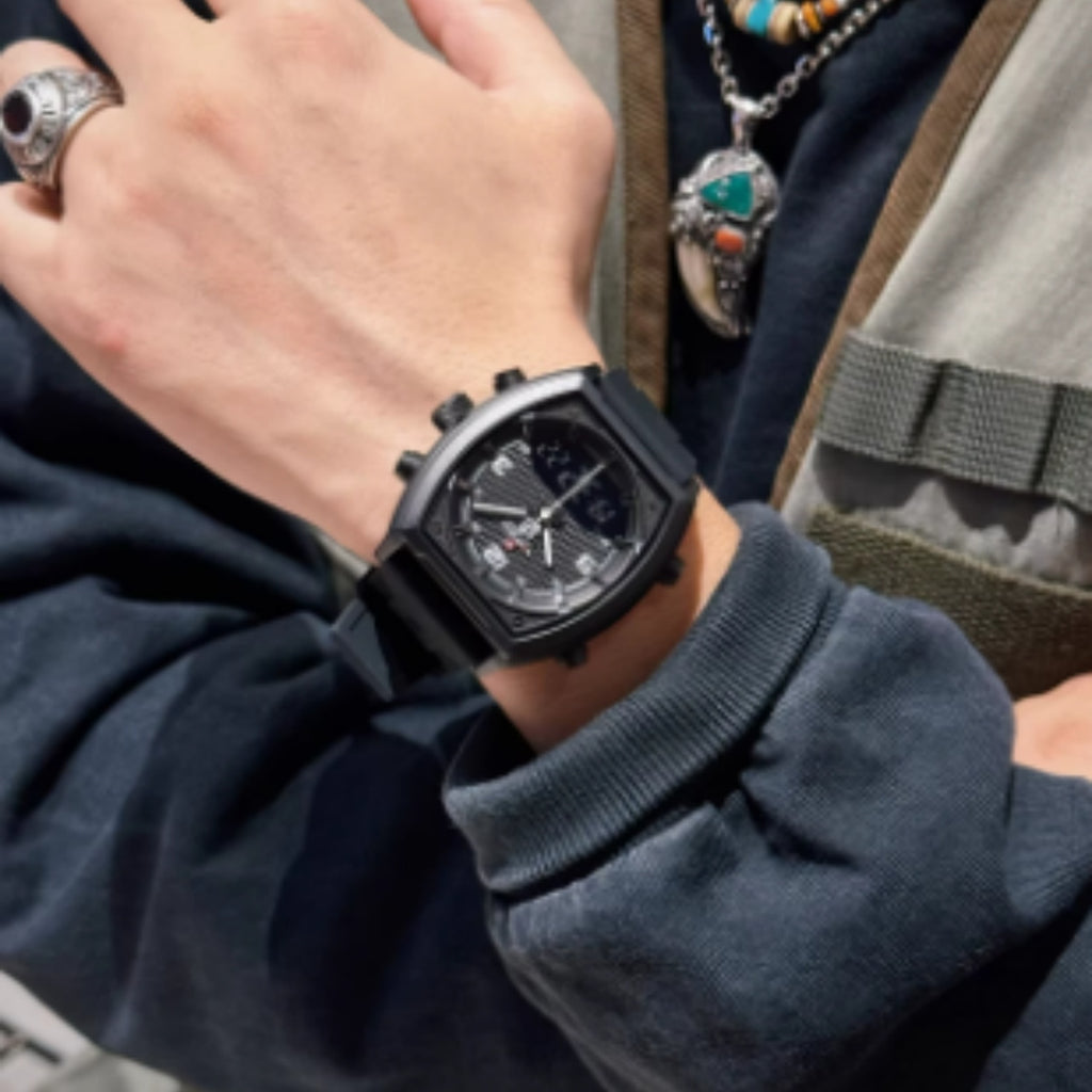 Herren Quartz Armbanduhr Sport