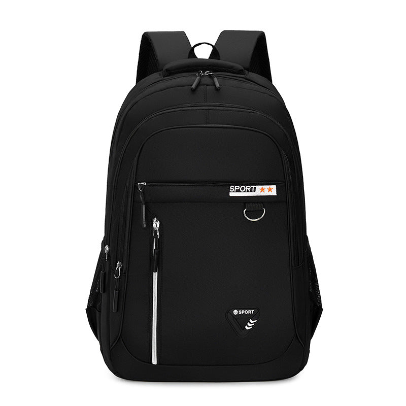 Oxford-Stoff Schulrucksack mit Luftkissengurt – Bild 4 | LuxeStyle